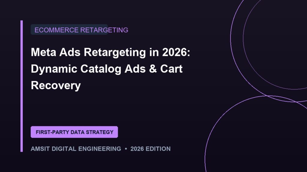 Meta Ads Ecommerce Retargeting Dynamic Catalog Ads Blueprint 2026