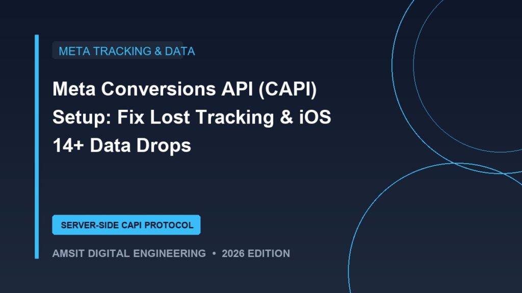 Meta Conversions API CAPI Server Side Tracking Setup Guide 2026
